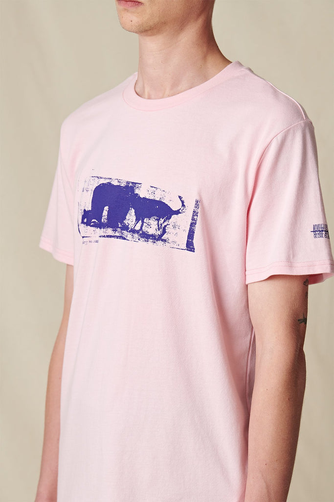 Refuse To Comply Tee. Pink